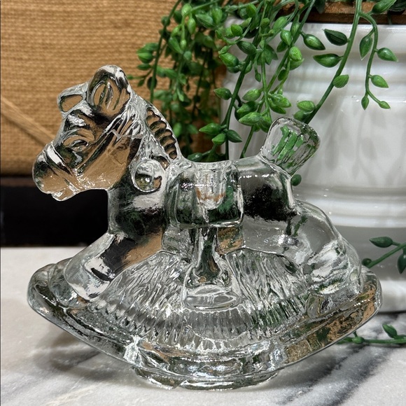 Glass Rocking Horse candleholders - Picture 4 of 6